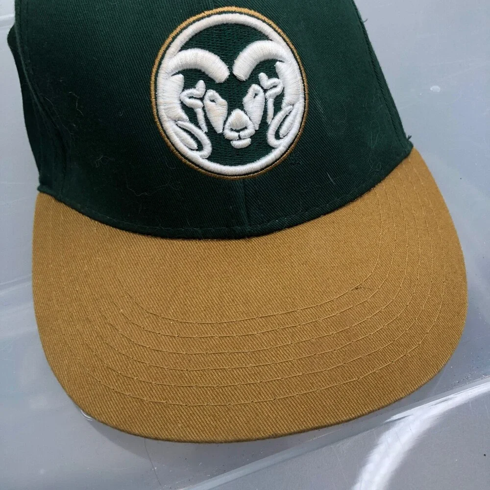 Colorado State Rams Hat Boys Adjustable Strap Green College Basketball Cap Youth